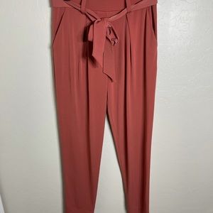 Express High Waisted Paper Bag Pants